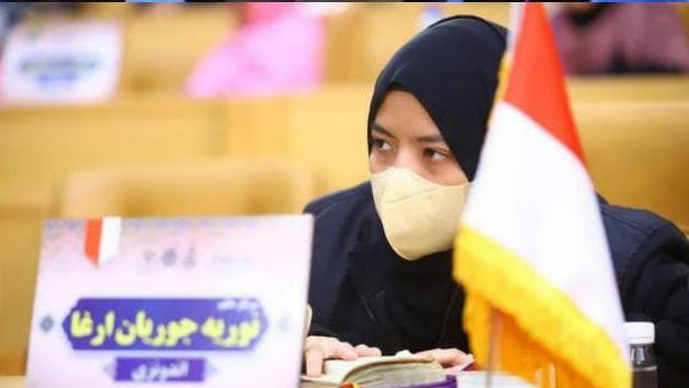 Nuriah Jurian Arga juara 3 MTQ Internasional di Iran Foto Kemenag